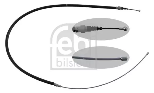 FEBI BILSTEIN FEBI BILSTEIN 49624 Febi Rear Left Or Right HandBrake Cable For Seat Skoda Vw Co 