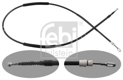 FEBI BILSTEIN FEBI BILSTEIN 100563 Febi Rear Right Handbrake Cable For Audi Seat A4 Exeo 