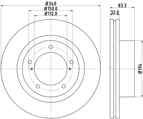 MINTEX MINTEX MDC2287 1x MINTEX MDC2287 Brake Disc 