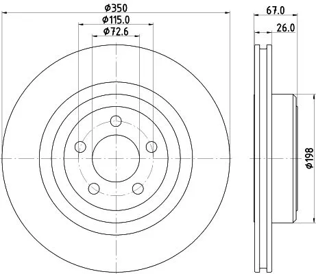 MINTEX MINTEX MDC2320 1x MINTEX MDC2320 Brake Disc 