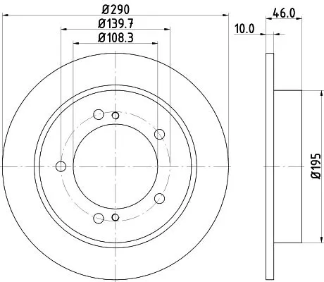 MINTEX MINTEX MDC2337 1x MINTEX MDC2337 Brake Disc 