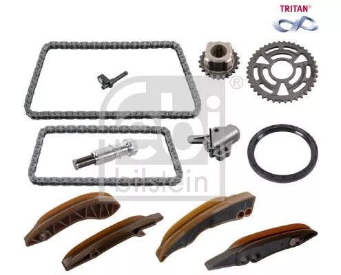 FEBI BILSTEIN FEBI BILSTEIN 102040 FEBI Lower Upper Timing Chain Kit for BMW MINI 1 2 3 4 5 MINI MINI CLUB 