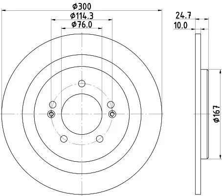 MINTEX MINTEX MDC2361 1x MINTEX MDC2361 Brake Disc 
