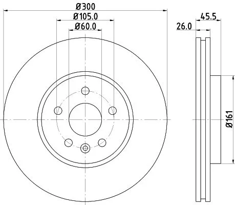 MINTEX MINTEX MDC2394 1x MINTEX MDC2394 Brake Disc 