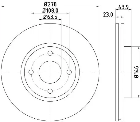 MINTEX MINTEX MDC2481 1x MINTEX MDC2481 Brake Disc 