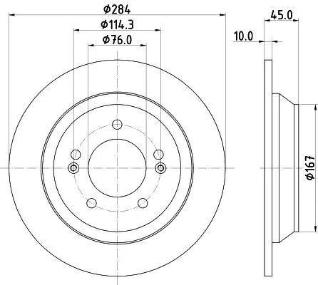 MINTEX MINTEX MDC2606 1x MINTEX MDC2606 Brake Disc 