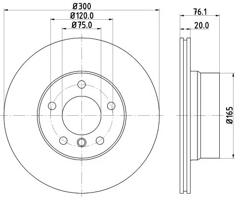 MINTEX MINTEX MDC2626 1x MINTEX MDC2626 Brake Disc 
