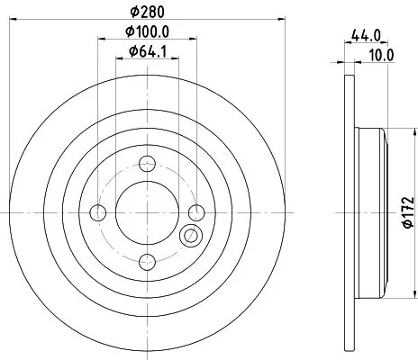 MINTEX MINTEX MDC2709 1x MINTEX MDC2709 Brake Disc 