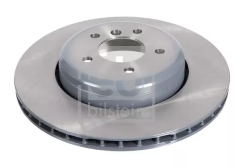 2x Febi Rear Internally Vented Brake Disc For Bmw 5 6