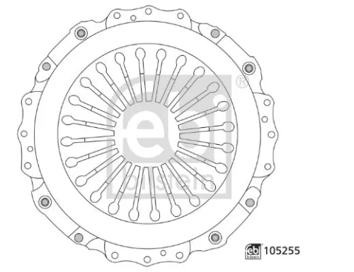 FEBI BILSTEIN FEBI BILSTEIN 105255 Clutch Pressure Plate 