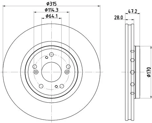 MINTEX MINTEX MDC2773 1x MINTEX MDC2773 Brake Disc 
