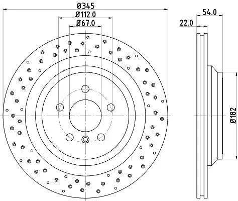 MINTEX MINTEX (MDC2778C) 1x  MINTEX Brake Disc 