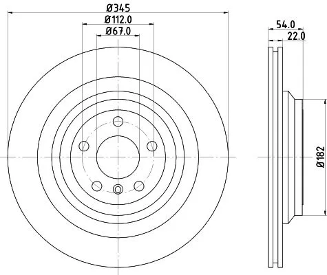 MINTEX MINTEX (MDC2781C) 1x  MINTEX Brake Disc 