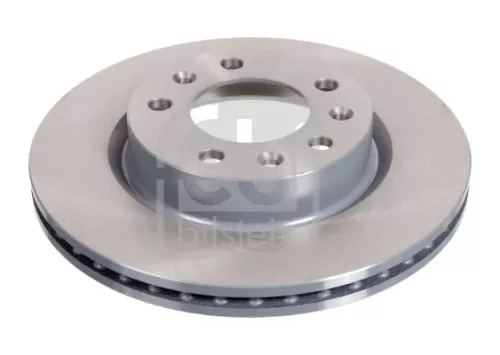 2x Febi Front Internally Vented Brake Disc For Peugeot 308 308 Cc 308 Sw