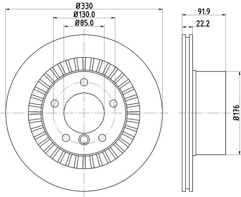 MINTEX MINTEX MDC2783C 1x MINTEX MDC2783C Brake Disc 