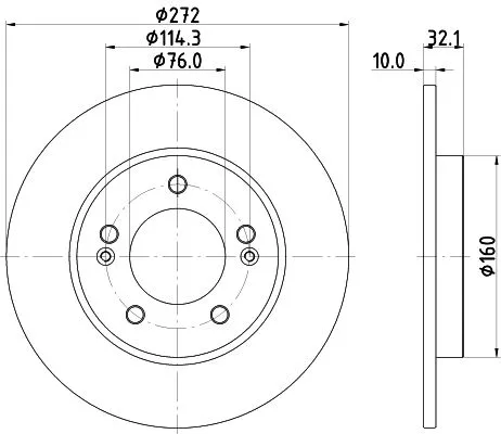 MINTEX MINTEX MDC2797C 1x MINTEX MDC2797C Brake Disc 