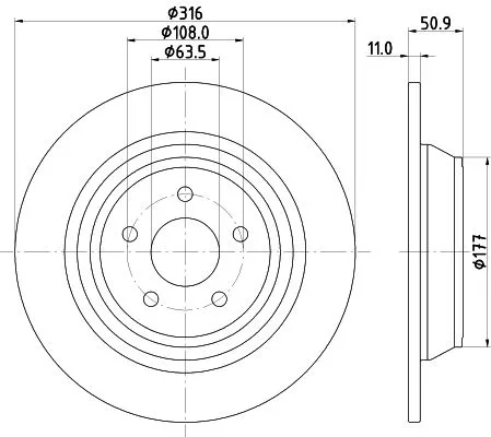 MINTEX MINTEX MDC2809C 1x MINTEX MDC2809C Brake Disc 