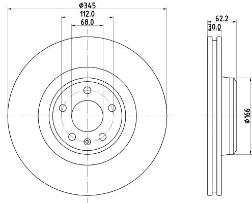 MINTEX MINTEX MDC2830C 1x MINTEX MDC2830C Brake Disc 