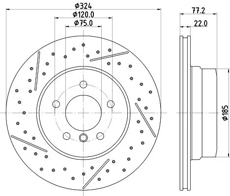MINTEX MINTEX MDC2842C 1x MINTEX MDC2842C Brake Disc 