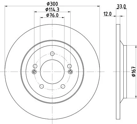 MINTEX MINTEX MDC2844C 1x MINTEX MDC2844C Brake Disc 