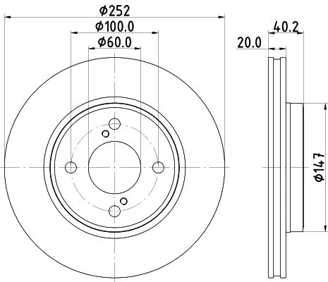 MINTEX MINTEX MDC2869C 1x MINTEX MDC2869C Brake Disc 