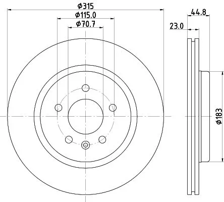 MINTEX MINTEX MDC2881C 1x MINTEX MDC2881C Brake Disc 