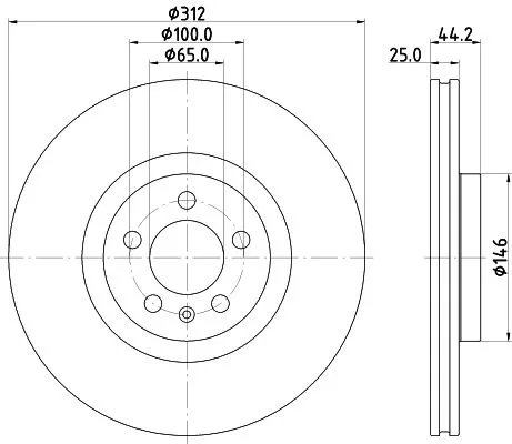 MINTEX MINTEX MDC2889C 1x MINTEX MDC2889C Brake Disc 