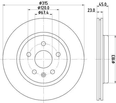 MINTEX MINTEX MDC2935C 1x MINTEX MDC2935C Brake Disc 