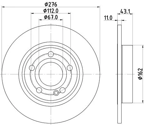 MINTEX MINTEX MDC2948C 1x MINTEX MDC2948C Brake Disc 