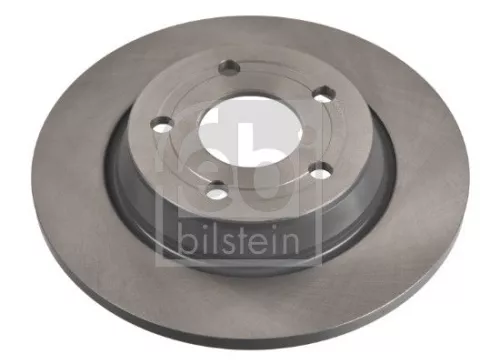 2x Febi Rear Solid Brake Disc For Ford Focus