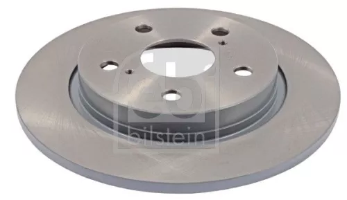 2x Febi Rear Solid Brake Disc For Toyota Auris Auris Van Corolla Corolla Q