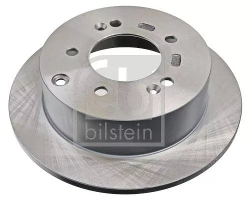 2x Febi Rear Solid Brake Disc For Kia Cerato Cerato Koup Shuma Soul