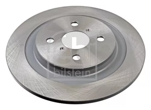 2x Febi Rear Solid Brake Disc For Daihatsu Toyota Charade Yaris