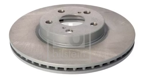 2x Febi Front Internally Vented Brake Disc For Subaru Toyota Corolla Premi