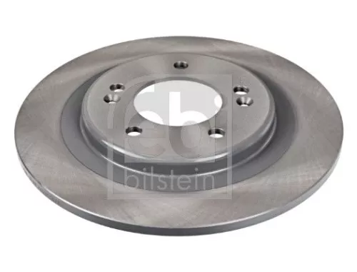 2x Febi Rear Solid Brake Disc For Hyundai Kia Cee'd I30 Pro Cee'd