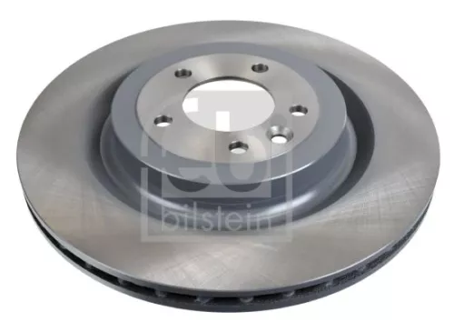 2x Febi Rear Internally Vented Brake Disc For Land Rover Defender Discover