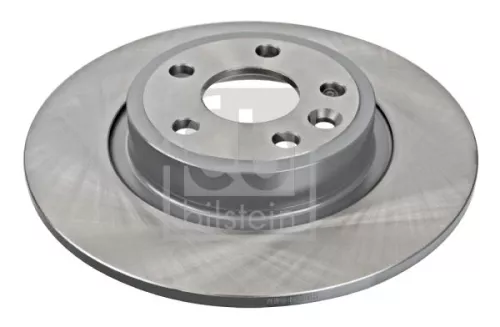 2x Febi Rear Solid Brake Disc For Jaguar Land Rover Discovery Sport E-pace