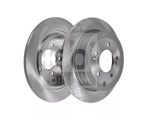 FEBI BILSTEIN FEBI BILSTEIN 108629 2x Febi Rear Solid Brake Disc For Hyundai Kia Ix35 Sportage Tucson 