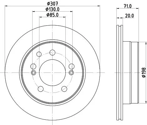 MINTEX MINTEX MDC3091C 1x MINTEX MDC3091C Brake Disc 