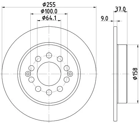 MINTEX MINTEX MDC3159C 1x MINTEX MDC3159C Brake Disc 