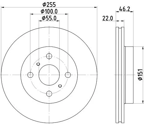 MINTEX MINTEX MDC3169C 1x MINTEX MDC3169C Brake Disc 