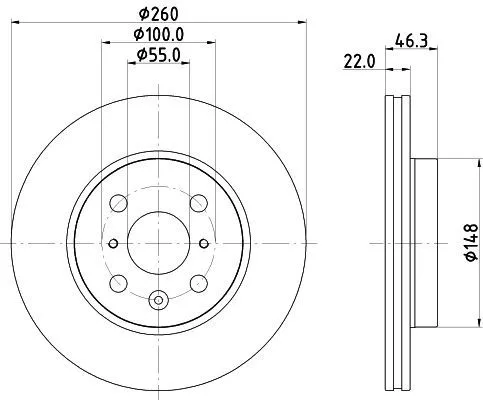 MINTEX MINTEX MDC3175C 1x MINTEX MDC3175C Brake Disc 