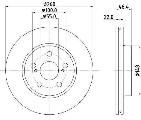 MINTEX MINTEX MDC3180C 1x MINTEX MDC3180C Brake Disc 