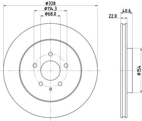 MINTEX MINTEX MDC3203C 1x MINTEX MDC3203C Brake Disc 