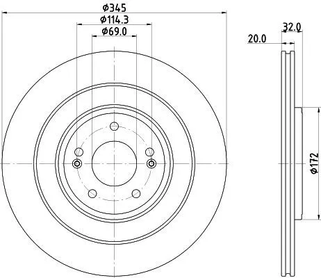 MINTEX MINTEX MDC3206C 1x MINTEX MDC3206C Brake Disc 