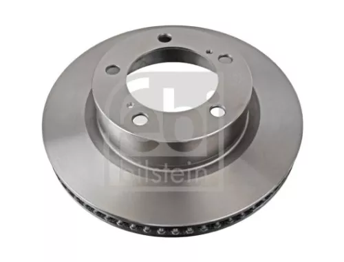 2x Febi Front Internally Vented Brake Disc For Lexus Toyota Land Cruiser 2