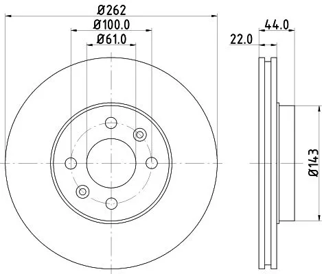 MINTEX MINTEX MDC777 1x MINTEX MDC777 Brake Disc 