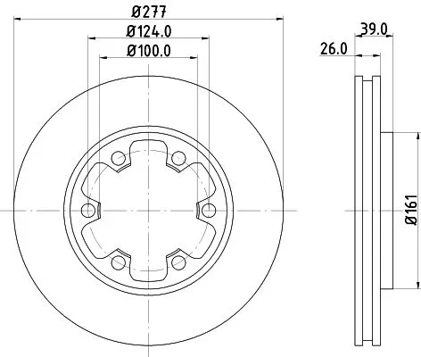 MINTEX MINTEX MDC859 1x MINTEX MDC859 Brake Disc 