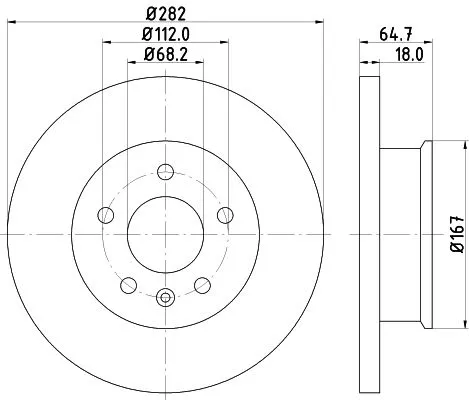 MINTEX MINTEX MDC917 1x MINTEX MDC917 Brake Disc 