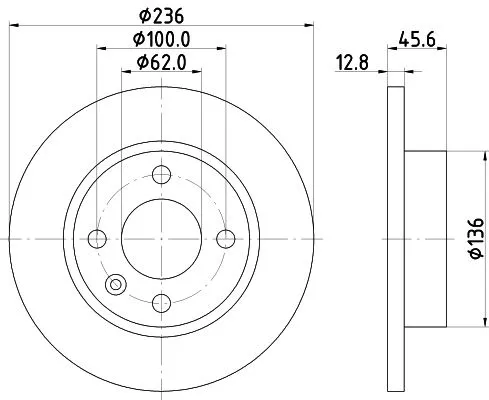 MINTEX MINTEX MDC921 1x MINTEX MDC921 Brake Disc 